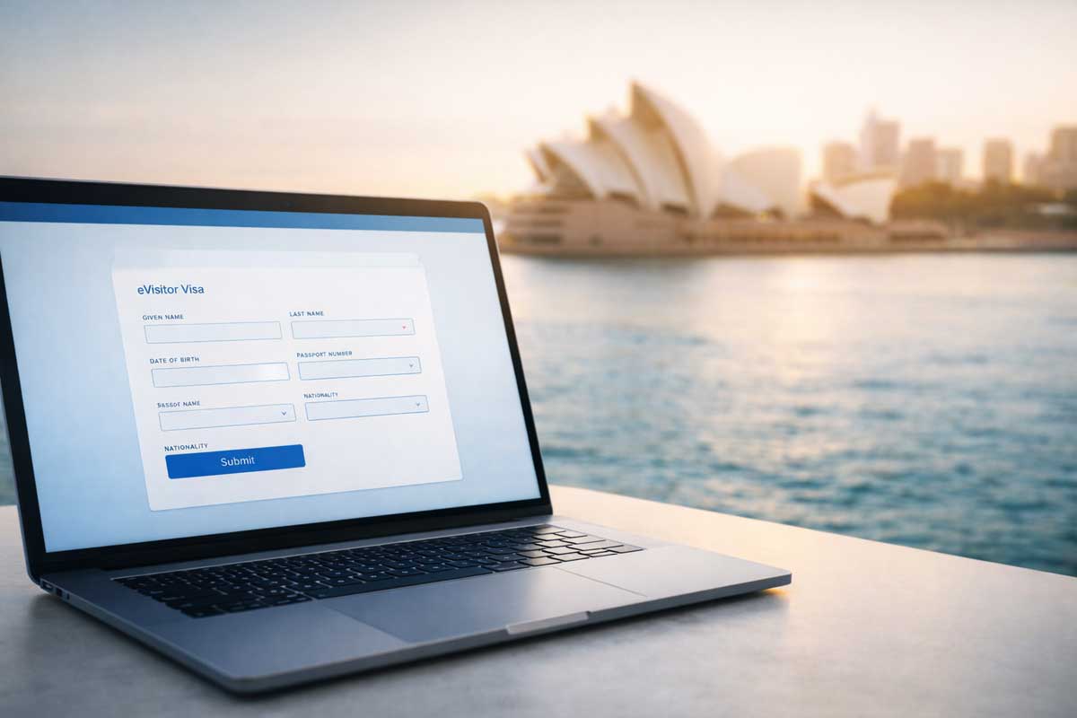 Demande de Visa Australie : Assistance eVisitor en Français