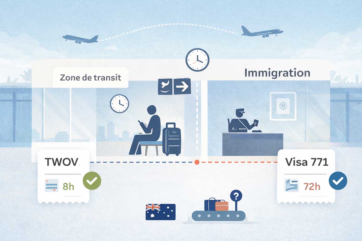Escale en Australie : zone de transit aéroportuaire, correspondance et visa de transit 771