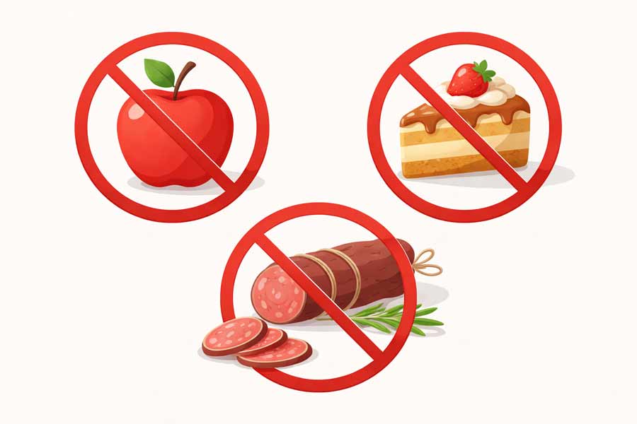 Fruits frais et aliments faits maison non autorisés à l'entrée en Australie