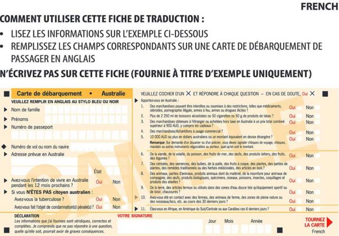 Visa-Touriste-Australie-carte-de-passager-arriere